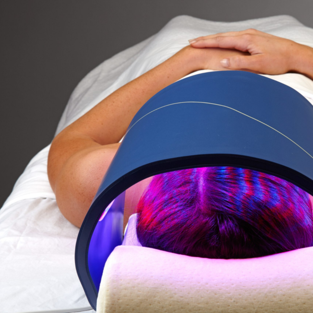LED light therapy celluma being performed at Skin clinic in Cheshire